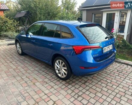 Синий Шкода Scala, объемом двигателя 1.6 л и пробегом 230 тыс. км за 15200 $, фото 1 на Automoto.ua
