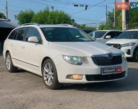 Білий Шкода Суперб, об'ємом двигуна 2 л та пробігом 284 тис. км за 8790 $, фото 2 на Automoto.ua