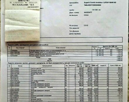 Белый Шкода Суперб, объемом двигателя 1.8 л и пробегом 134 тыс. км за 12300 $, фото 8 на Automoto.ua