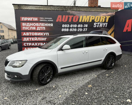 Белый Шкода Суперб, объемом двигателя 2 л и пробегом 160 тыс. км за 15500 $, фото 3 на Automoto.ua