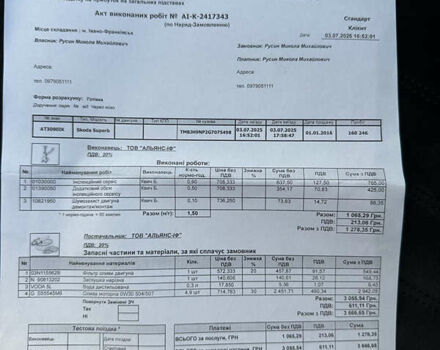 Белый Шкода Суперб, объемом двигателя 1.97 л и пробегом 163 тыс. км за 19500 $, фото 9 на Automoto.ua