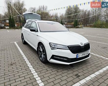 Белый Шкода Суперб, объемом двигателя 1.97 л и пробегом 193 тыс. км за 29999 $, фото 7 на Automoto.ua