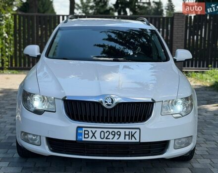 Білий Шкода Суперб, об'ємом двигуна 2 л та пробігом 321 тис. км за 8700 $, фото 1 на Automoto.ua