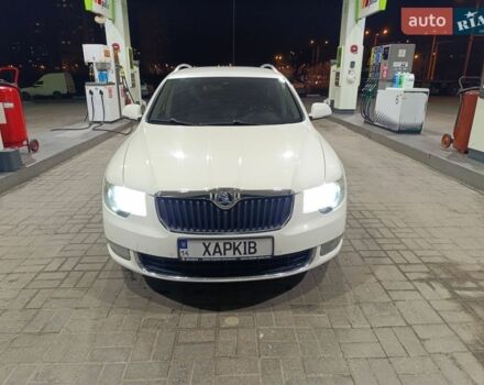 Білий Шкода Суперб, об'ємом двигуна 1.97 л та пробігом 346 тис. км за 8600 $, фото 1 на Automoto.ua