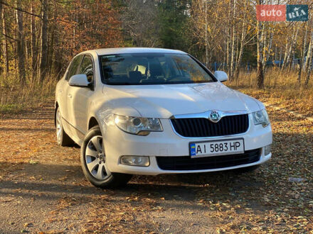 Белый Шкода Суперб, объемом двигателя 1.8 л и пробегом 238 тыс. км за 8999 $, фото 1 на Automoto.ua