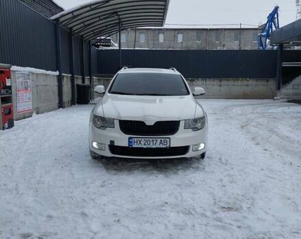 Белый Шкода Суперб, объемом двигателя 1.97 л и пробегом 320 тыс. км за 12790 $, фото 1 на Automoto.ua