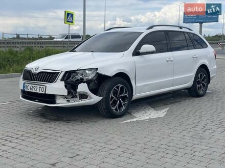 Шкода Суперб 2014 в Львове на Automoto.ua Белый Шкода Суперб, объемом двигателя 1.8 л и пробегом 113 тыс. км за 10600 $, фото 1 на Automoto.ua