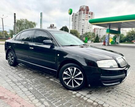 Черный Шкода Суперб, объемом двигателя 1.8 л и пробегом 210 тыс. км за 4500 $, фото 2 на Automoto.ua