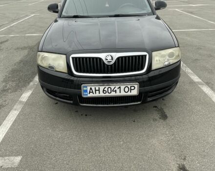 Черный Шкода Суперб, объемом двигателя 1.9 л и пробегом 216 тыс. км за 5100 $, фото 1 на Automoto.ua