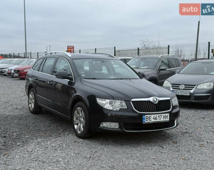 Чорний Шкода Суперб, об'ємом двигуна 2 л та пробігом 275 тис. км за 8900 $, фото 1 на Automoto.ua