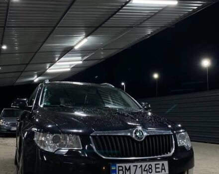 Черный Шкода Суперб, объемом двигателя 2 л и пробегом 240 тыс. км за 10500 $, фото 1 на Automoto.ua