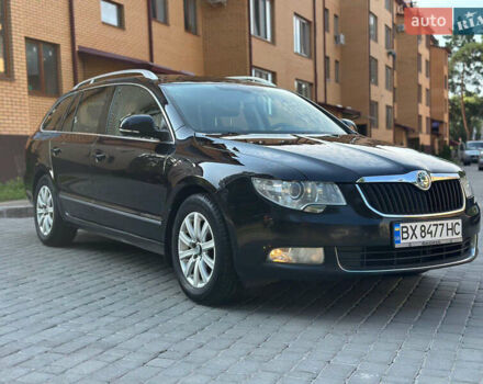 Черный Шкода Суперб, объемом двигателя 1.97 л и пробегом 225 тыс. км за 8330 $, фото 1 на Automoto.ua