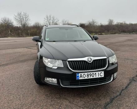 Чорний Шкода Суперб, об'ємом двигуна 2 л та пробігом 330 тис. км за 9450 $, фото 4 на Automoto.ua