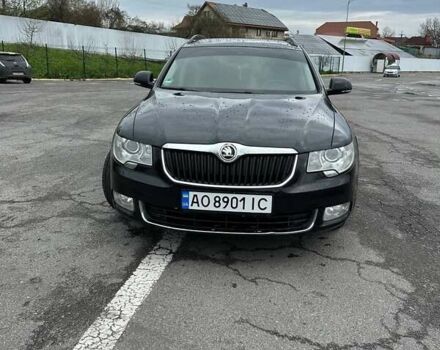 Чорний Шкода Суперб, об'ємом двигуна 2 л та пробігом 315 тис. км за 9599 $, фото 7 на Automoto.ua