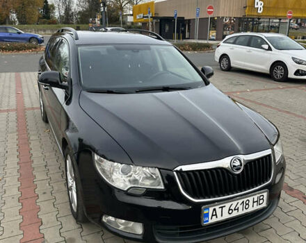 Черный Шкода Суперб, объемом двигателя 1.97 л и пробегом 215 тыс. км за 9000 $, фото 1 на Automoto.ua
