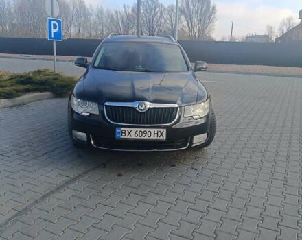 Черный Шкода Суперб, объемом двигателя 1.97 л и пробегом 305 тыс. км за 9800 $, фото 2 на Automoto.ua