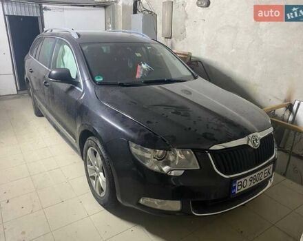 Черный Шкода Суперб, объемом двигателя 2 л и пробегом 280 тыс. км за 5200 $, фото 3 на Automoto.ua