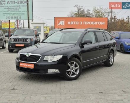 Черный Шкода Суперб, объемом двигателя 1.97 л и пробегом 287 тыс. км за 8500 $, фото 1 на Automoto.ua