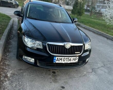 Черный Шкода Суперб, объемом двигателя 1.6 л и пробегом 215 тыс. км за 9550 $, фото 1 на Automoto.ua
