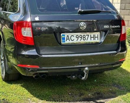 Черный Шкода Суперб, объемом двигателя 1.97 л и пробегом 298 тыс. км за 11999 $, фото 16 на Automoto.ua