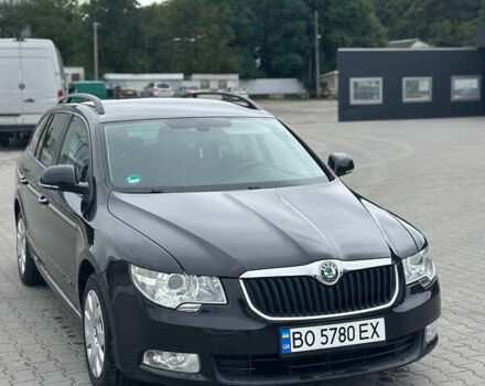 Чорний Шкода Суперб, об'ємом двигуна 2 л та пробігом 245 тис. км за 9400 $, фото 1 на Automoto.ua