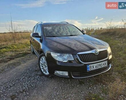 Черный Шкода Суперб, объемом двигателя 1.97 л и пробегом 305 тыс. км за 9800 $, фото 5 на Automoto.ua
