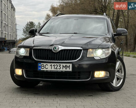 Черный Шкода Суперб, объемом двигателя 2 л и пробегом 280 тыс. км за 10799 $, фото 1 на Automoto.ua