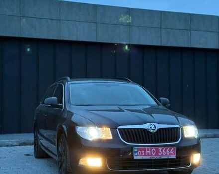 Черный Шкода Суперб, объемом двигателя 2 л и пробегом 278 тыс. км за 11700 $, фото 1 на Automoto.ua