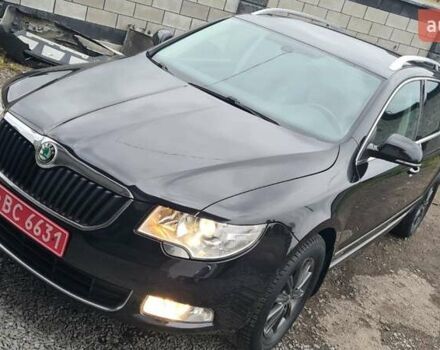 Чорний Шкода Суперб, об'ємом двигуна 2 л та пробігом 310 тис. км за 9750 $, фото 48 на Automoto.ua