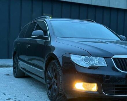 Черный Шкода Суперб, объемом двигателя 2 л и пробегом 278 тыс. км за 11700 $, фото 3 на Automoto.ua