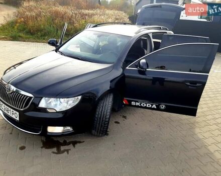 Черный Шкода Суперб, объемом двигателя 2 л и пробегом 325 тыс. км за 9900 $, фото 5 на Automoto.ua