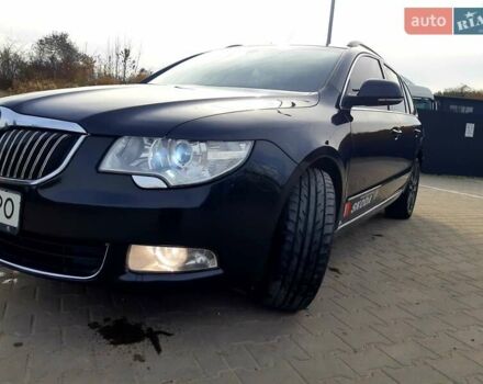 Черный Шкода Суперб, объемом двигателя 2 л и пробегом 325 тыс. км за 9900 $, фото 2 на Automoto.ua