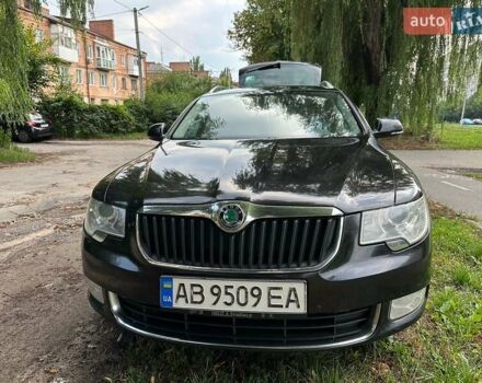 Черный Шкода Суперб, объемом двигателя 2 л и пробегом 237 тыс. км за 12500 $, фото 1 на Automoto.ua