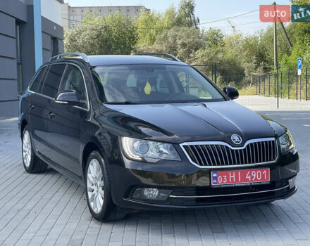 Чорний Шкода Суперб, об'ємом двигуна 2 л та пробігом 261 тис. км за 12999 $, фото 14 на Automoto.ua