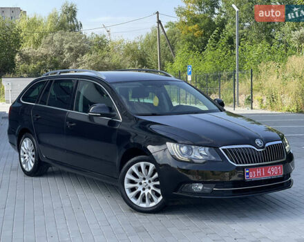 Чорний Шкода Суперб, об'ємом двигуна 2 л та пробігом 261 тис. км за 12999 $, фото 12 на Automoto.ua