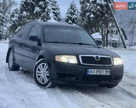 Черный Шкода Суперб, объемом двигателя 2.8 л и пробегом 280 тыс. км за 3000 $, фото 1 на Automoto.ua