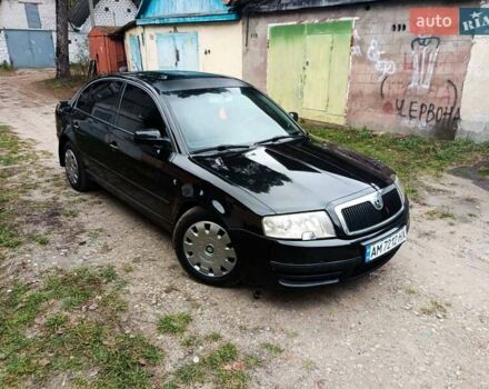 Черный Шкода Суперб, объемом двигателя 1.8 л и пробегом 347 тыс. км за 4550 $, фото 3 на Automoto.ua