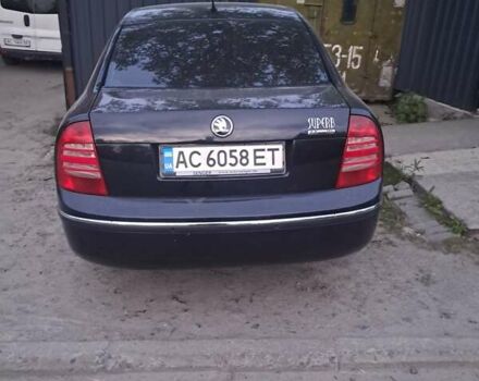 Черный Шкода Суперб, объемом двигателя 2.5 л и пробегом 318 тыс. км за 5500 $, фото 4 на Automoto.ua