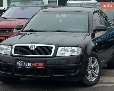 Черный Шкода Суперб, объемом двигателя 1.78 л и пробегом 200 тыс. км за 6600 $, фото 1 на Automoto.ua
