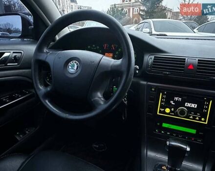 Черный Шкода Суперб, объемом двигателя 1.78 л и пробегом 200 тыс. км за 6600 $, фото 24 на Automoto.ua