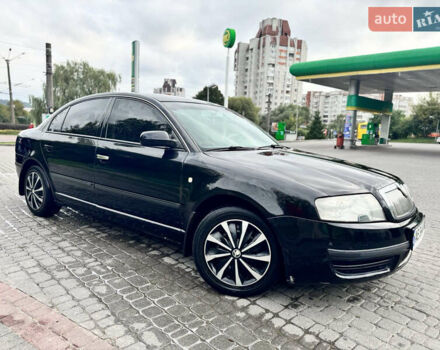 Черный Шкода Суперб, объемом двигателя 1.78 л и пробегом 210 тыс. км за 4200 $, фото 1 на Automoto.ua