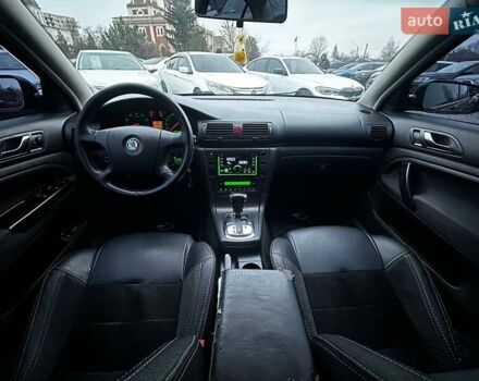 Черный Шкода Суперб, объемом двигателя 1.78 л и пробегом 200 тыс. км за 6600 $, фото 20 на Automoto.ua