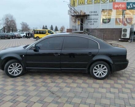 Черный Шкода Суперб, объемом двигателя 1.9 л и пробегом 240 тыс. км за 5600 $, фото 4 на Automoto.ua