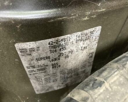 Черный Шкода Суперб, объемом двигателя 2 л и пробегом 302 тыс. км за 8000 $, фото 39 на Automoto.ua