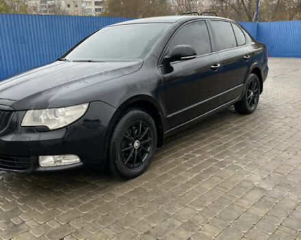 Черный Шкода Суперб, объемом двигателя 1.8 л и пробегом 165 тыс. км за 7800 $, фото 13 на Automoto.ua