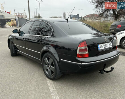 Черный Шкода Суперб, объемом двигателя 1.9 л и пробегом 270 тыс. км за 7900 $, фото 4 на Automoto.ua