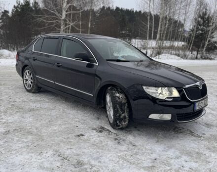 Черный Шкода Суперб, объемом двигателя 2 л и пробегом 322 тыс. км за 3600 $, фото 5 на Automoto.ua