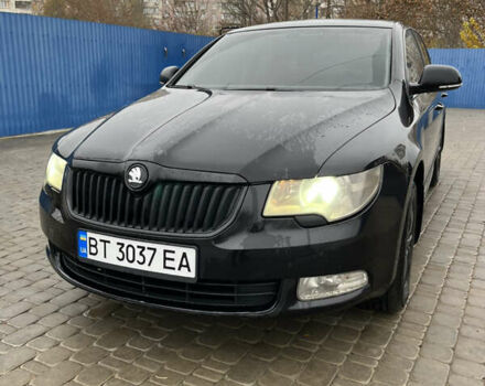 Черный Шкода Суперб, объемом двигателя 1.8 л и пробегом 165 тыс. км за 7800 $, фото 9 на Automoto.ua