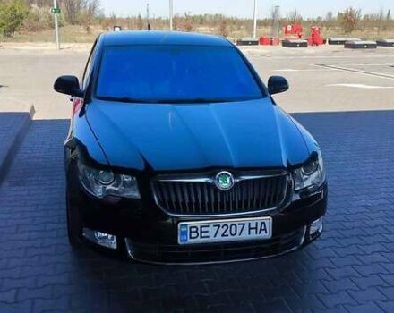 Чорний Шкода Суперб, об'ємом двигуна 2 л та пробігом 255 тис. км за 9700 $, фото 3 на Automoto.ua