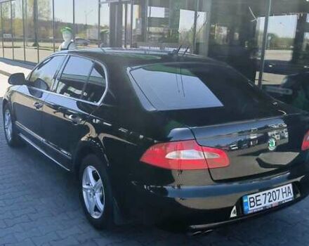 Чорний Шкода Суперб, об'ємом двигуна 2 л та пробігом 255 тис. км за 9700 $, фото 1 на Automoto.ua